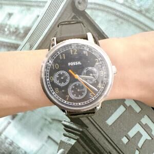 Fossil BQ2636 Airlift Multifunction Analog Black Dial Men's Watch